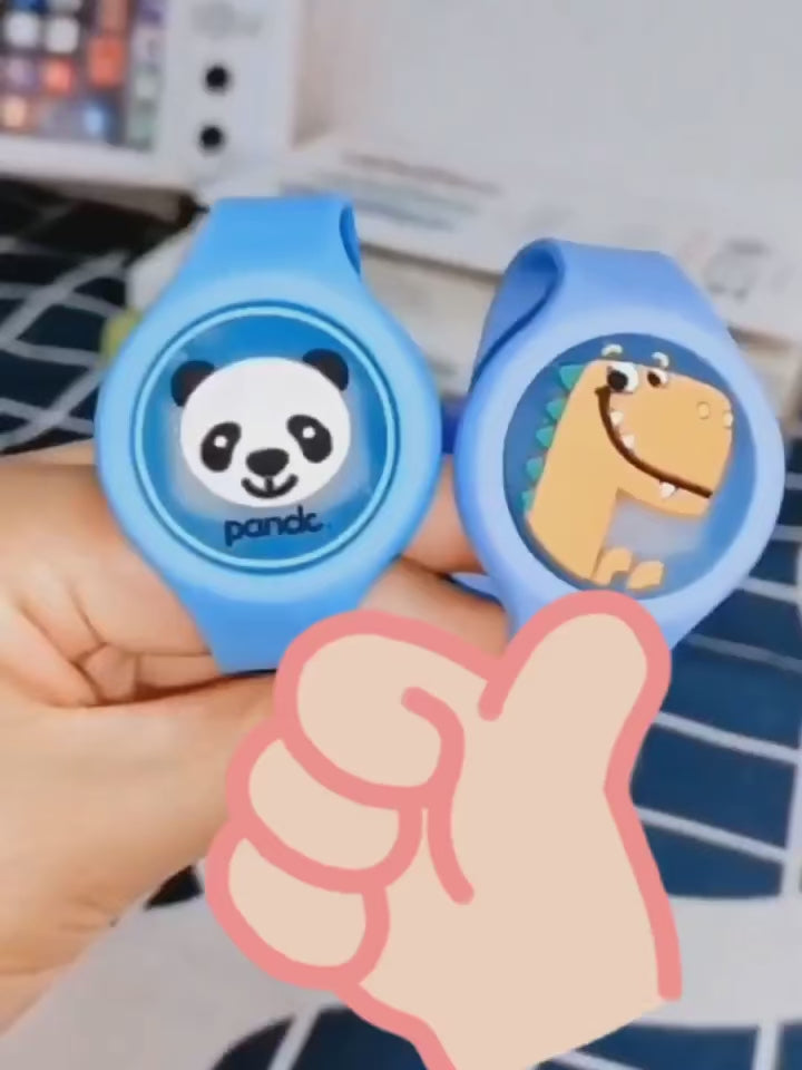 Pulsera repelente de mosquitos para niños.