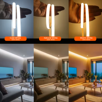 3 Metros Tira de luces LED COB Resistente al Agua