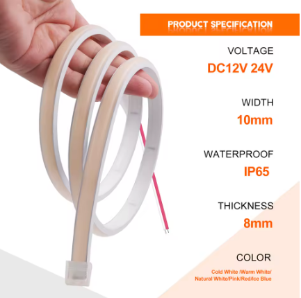 3 Metros Tira de luces LED COB Resistente al Agua