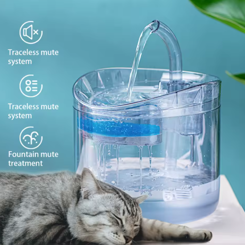 Fuente de agua para gatos y perros