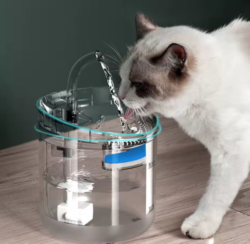 Fuente de agua para gatos y perros