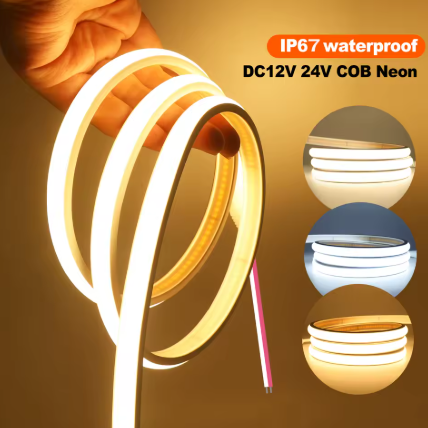 3 Metros Tira de luces LED COB Resistente al Agua