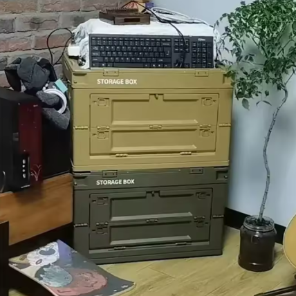 Caja de almacenamiento para acampar