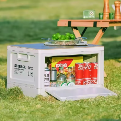 Caja de almacenamiento para acampar