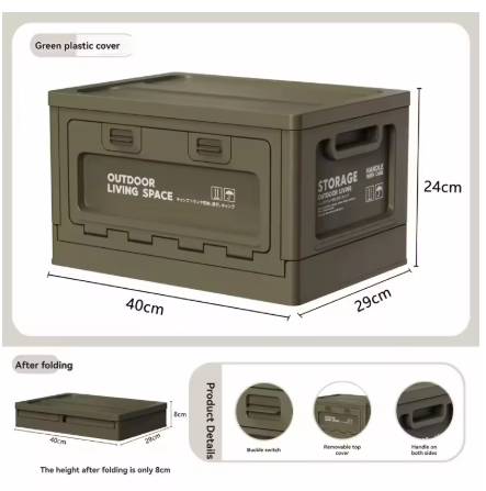 Caja de almacenamiento para acampar