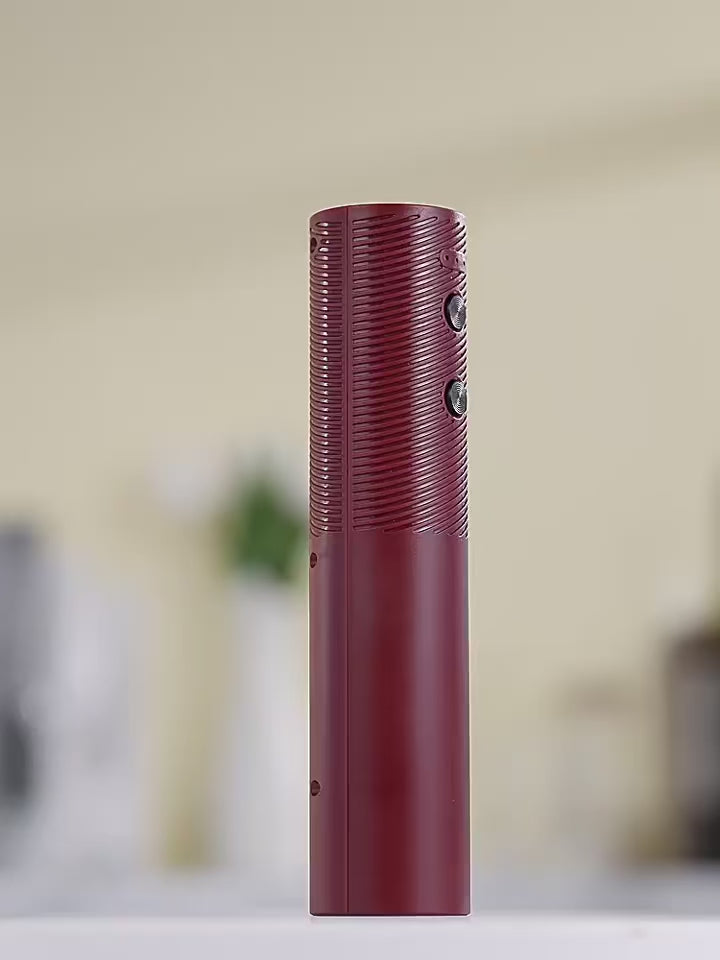 Juego de abridor de botellas de vino eléctrico recargable.